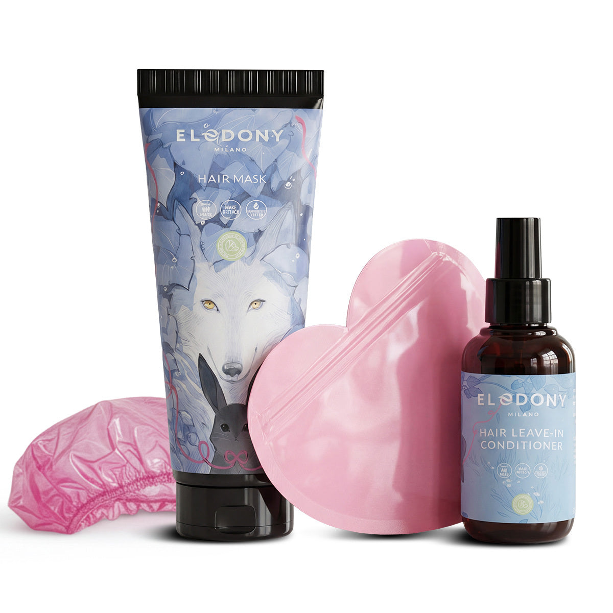 Fasce Capelli 5 Con Orecchie Da Coniglio - Morbide Per Trucco, Skincare